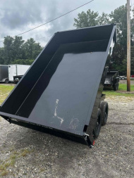 New 2025 BwiseDeckover 6x10 Dump Trailer 7K GVW