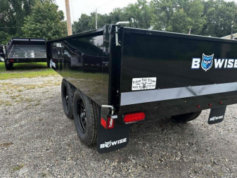 New 2025 BwiseDeckover 6x10 Dump Trailer 7K GVW