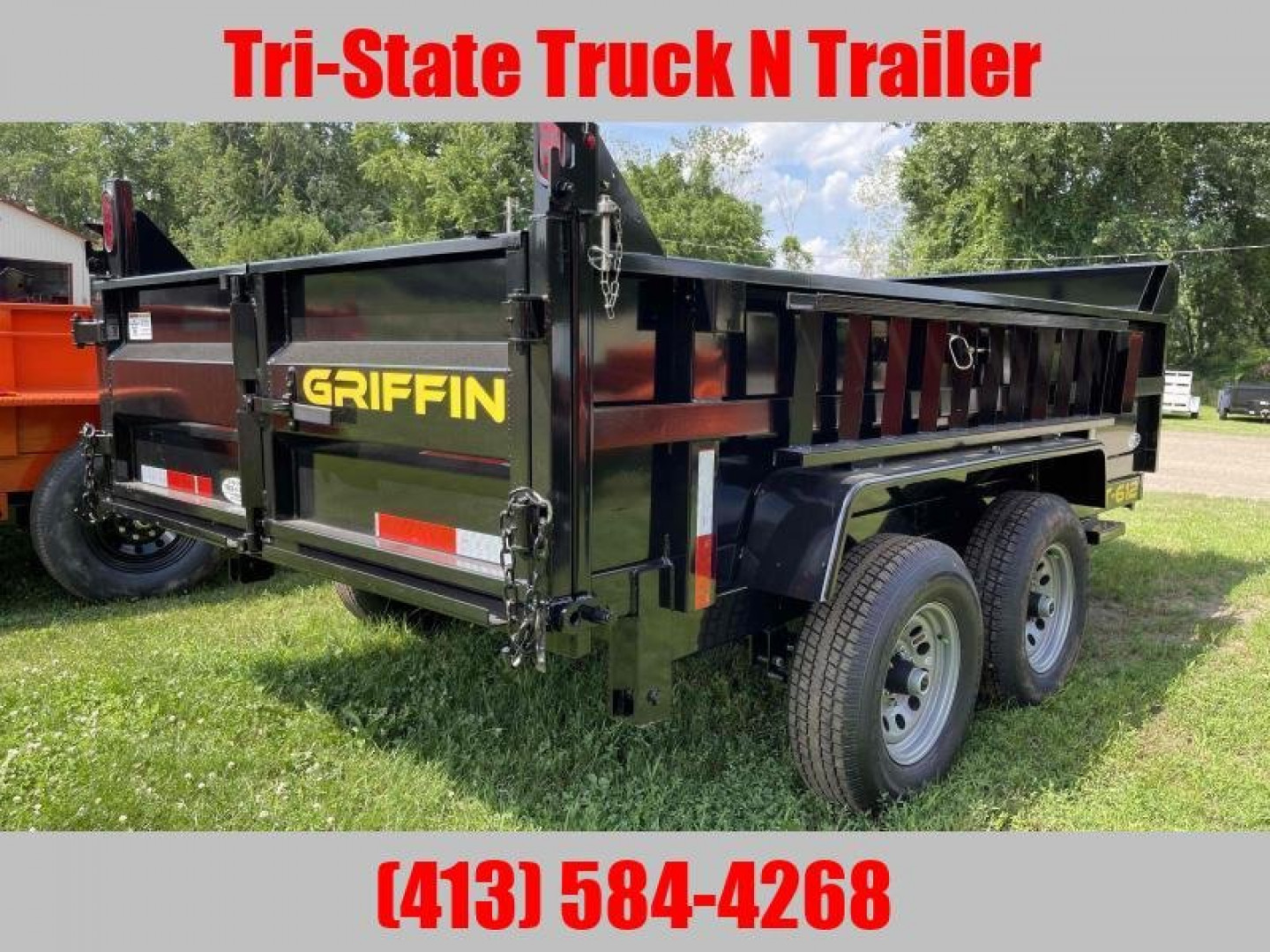 New 2024 Griffin GT 7x12 12k gvw Dump Trailer with ramps