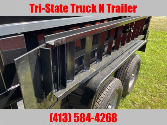 New 2024 Griffin GT 7x12 12k gvw Dump Trailer with ramps