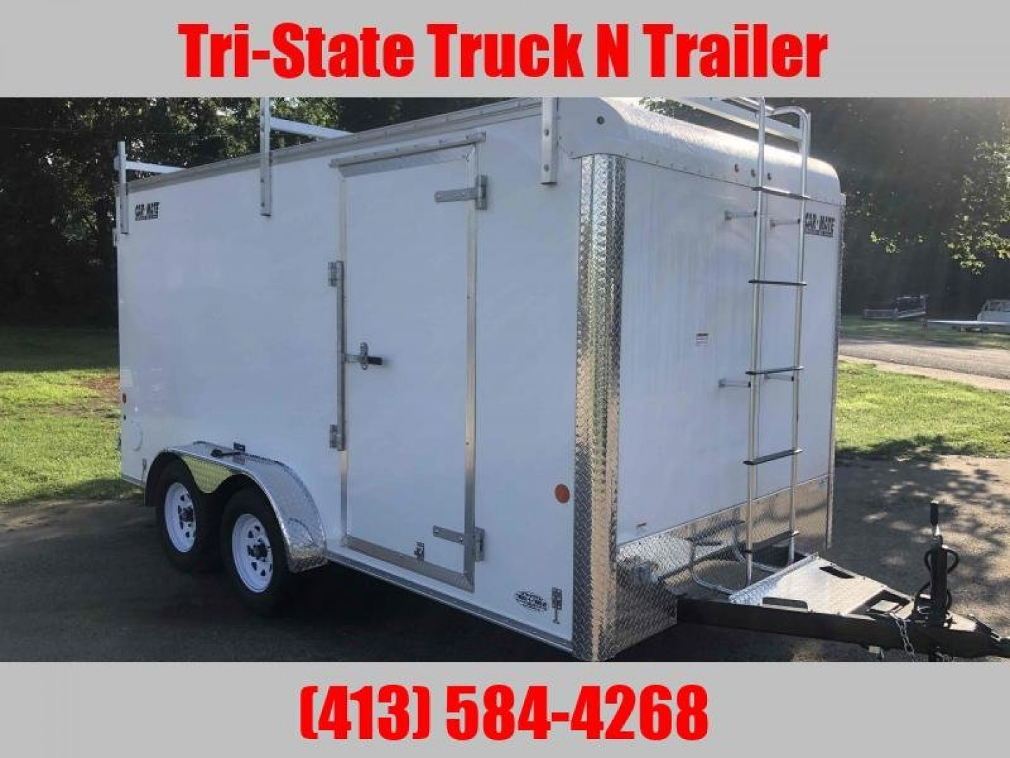 New 2024 Car Mate Trailers 7x14 Contractor Enclosed with Barn Doors