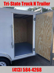 New 2024 Car Mate Trailers 7x14 Contractor Enclosed with Barn Doors