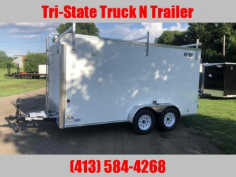 New 2024 Car Mate Trailers 7x14 Contractor Enclosed with Barn Doors