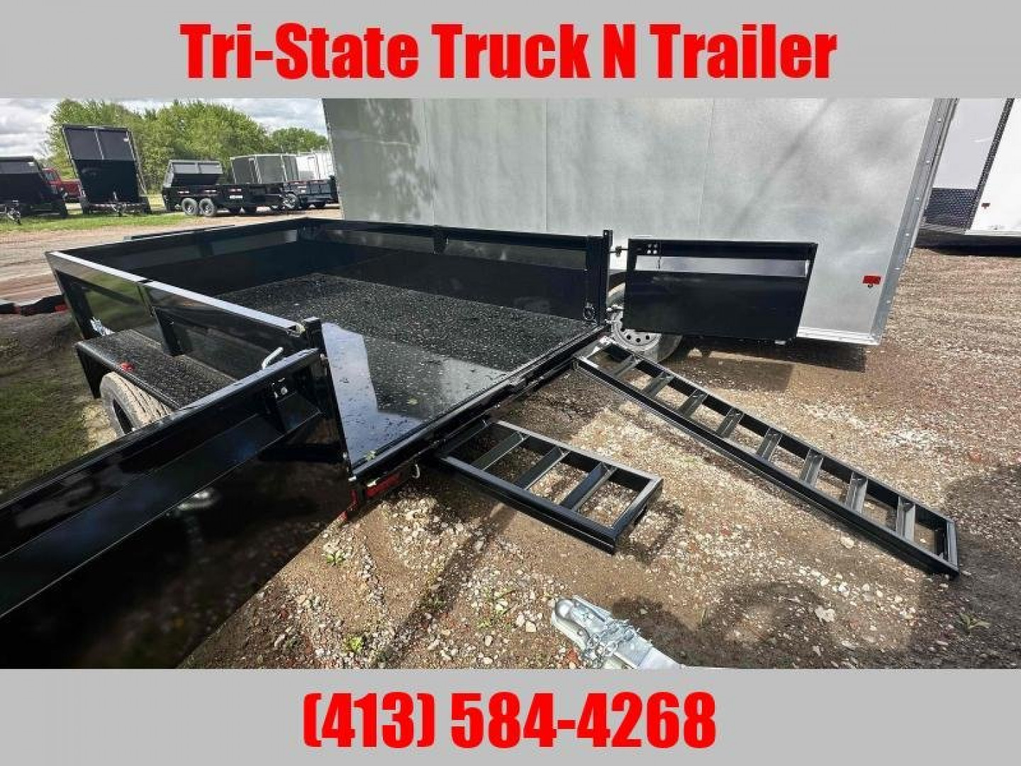 New 2025 BWISE DT 6x10 LP-LE-7 Dump Trailer