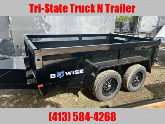 New 2025 BWISE DT 6x10 LP-LE-7 Dump Trailer