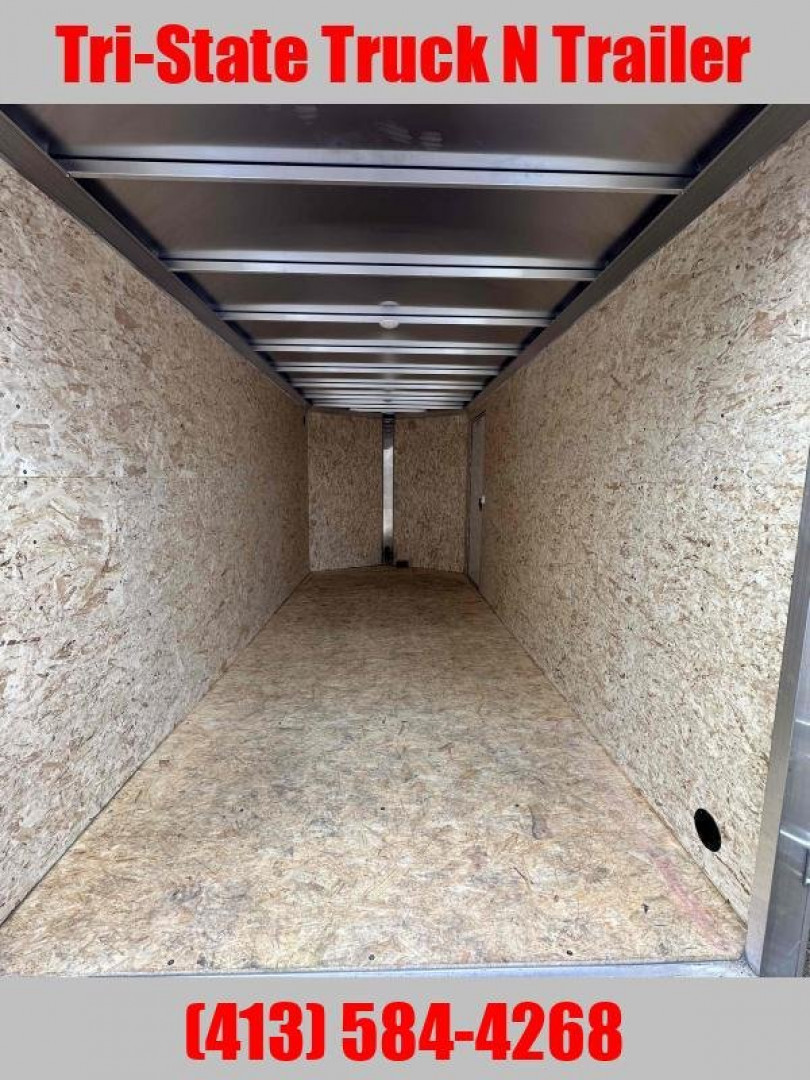 New 2025 EZ Hauler 7x16 All Aluminum enclosed Contractor trailer Barn door  84" Interior