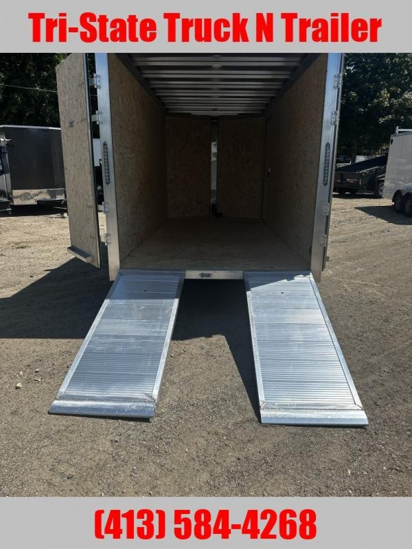 New 2025 EZ Hauler 7x16 All Aluminum enclosed Contractor trailer Barn door  84" Interior