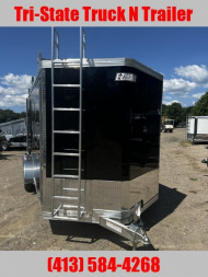 New 2025 EZ Hauler 7x16 All Aluminum enclosed Contractor trailer Barn door  84" Interior