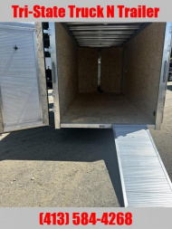 New 2025 EZ Hauler 7x16 All Aluminum enclosed Contractor trailer Barn door  84" Interior