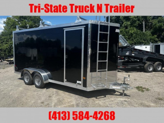 New 2025 EZ Hauler 7x16 All Aluminum enclosed Contractor trailer Barn door  84" Interior