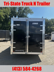 New 2025 EZ Hauler 7x16 All Aluminum enclosed Contractor trailer Barn door  84" Interior