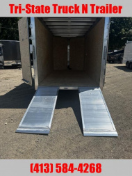 New 2025 EZ Hauler 7x16 All Aluminum enclosed Contractor trailer Barn door  84" Interior