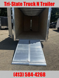 New 2025 EZ Hauler 7x16 All Aluminum enclosed Contractor trailer Barn door  84" Interior