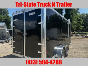 New 2025 EZ Hauler 7x16 All Aluminum enclosed Contractor trailer Barn door  84" Interior