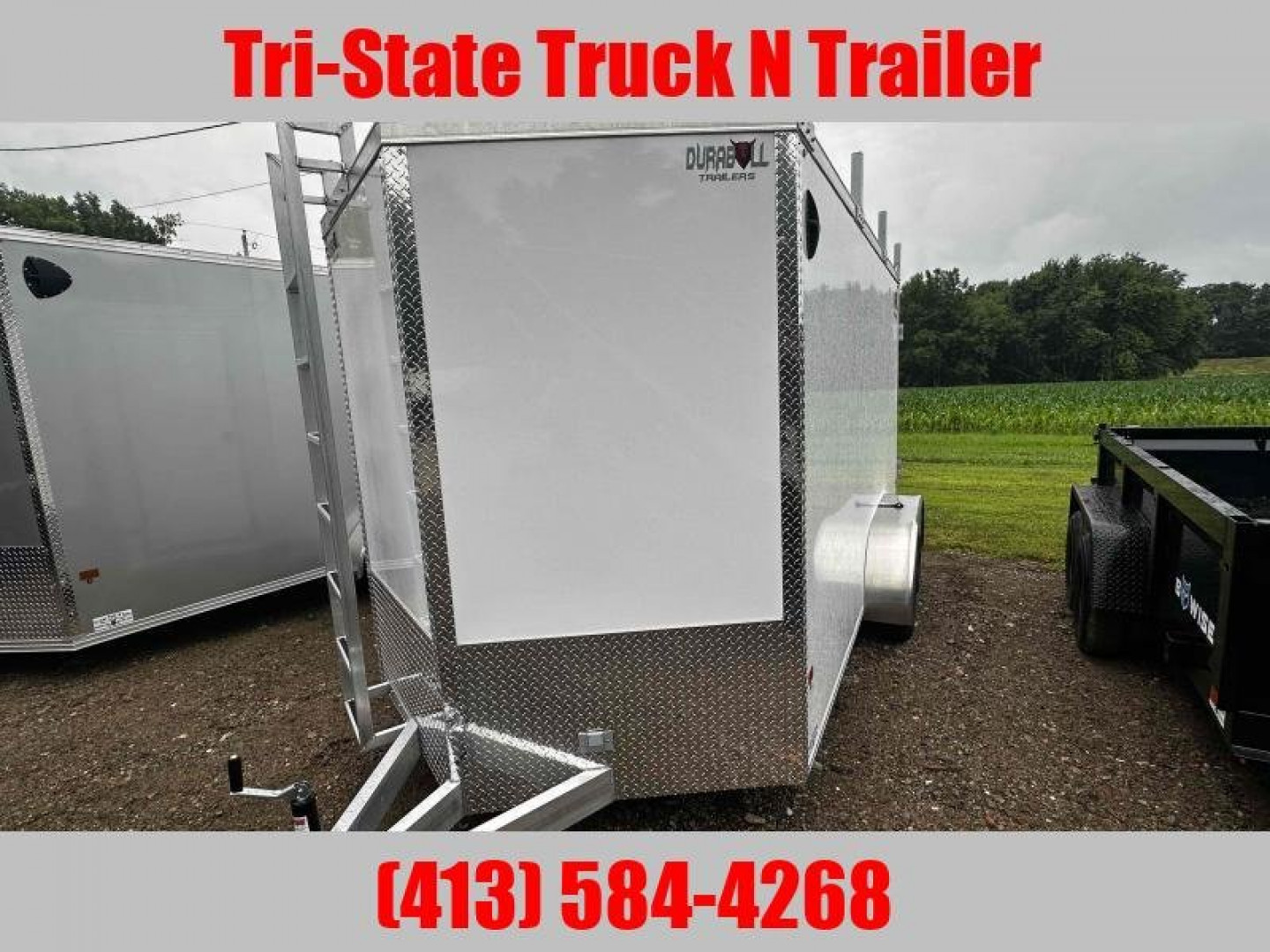New 2025 Durabull 7x14 Enclosed Contractor Trailer