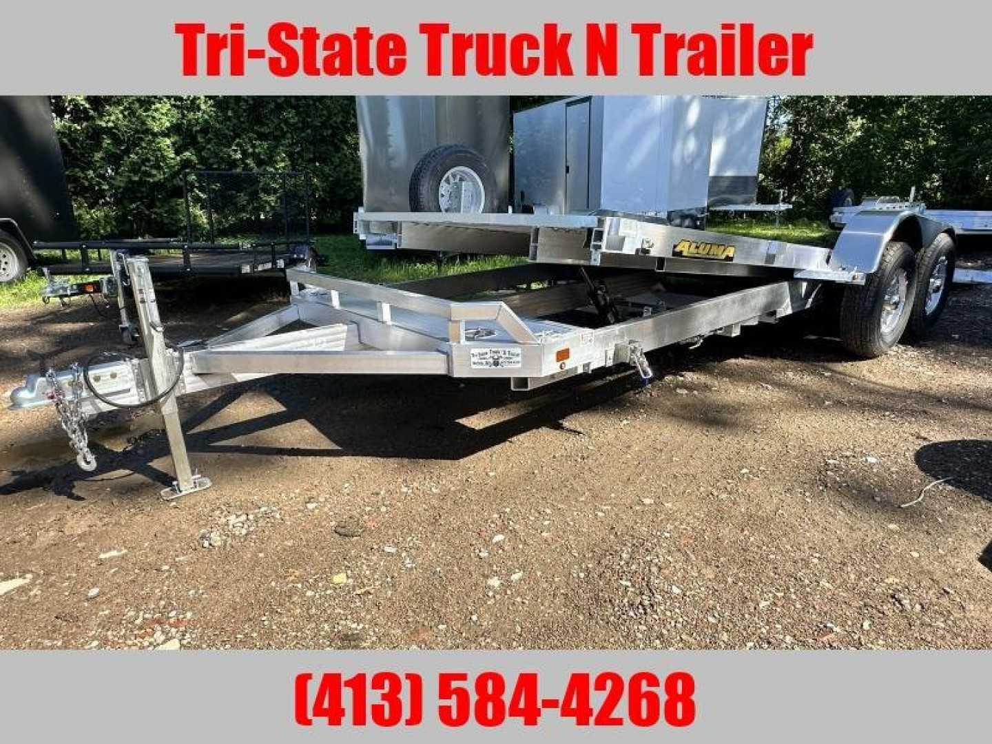 New 2025 Aluma 8220 Tilt Car hauler Car / Racing Trailer
