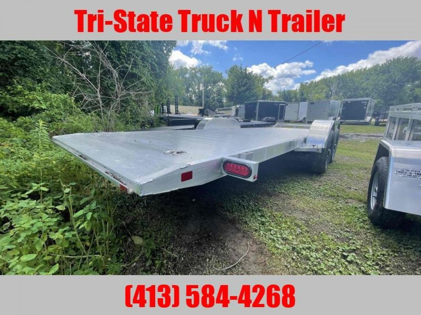 New 2025 Aluma 8220 Tilt Car hauler Car / Racing Trailer