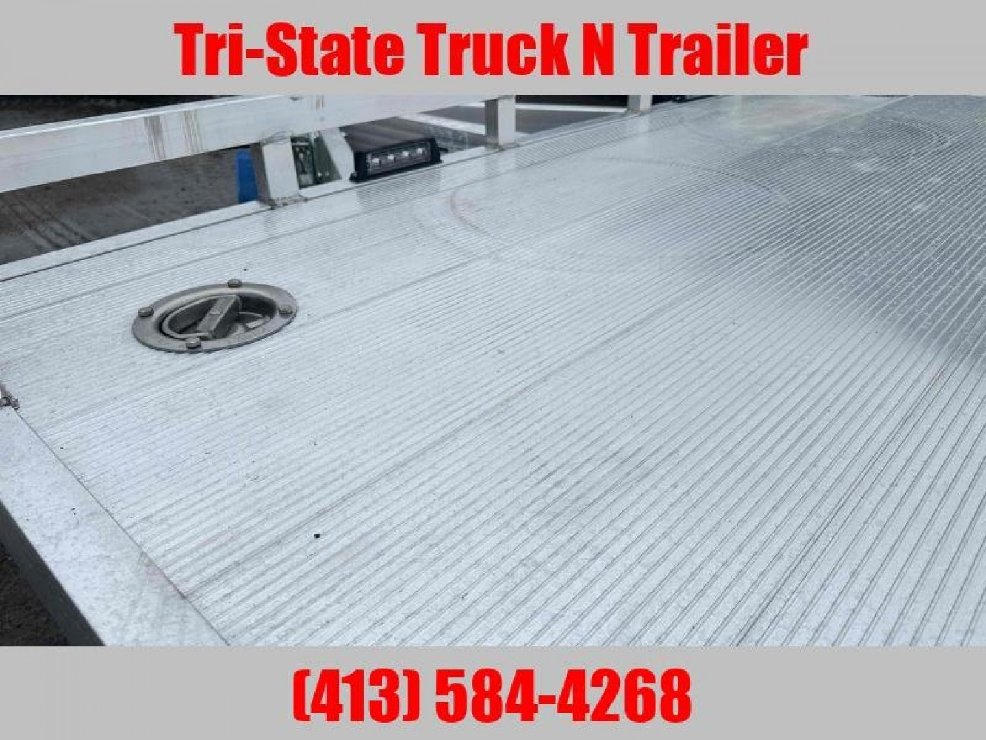 New 2025 Aluma WideBody 15' ATV Trailer (Driver over fender) with brakes