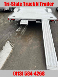 New 2025 Aluma WideBody 15' ATV Trailer (Driver over fender) with brakes