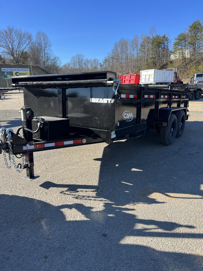 New 2025 Cam Superline PTLB8216-BP-154 Dump Trailer 16'