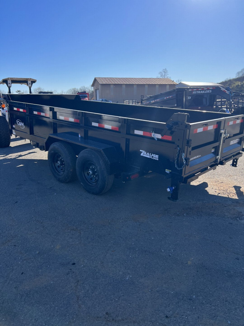 New 2025 Cam Superline PTLB8216-BP-154 Dump Trailer 16'
