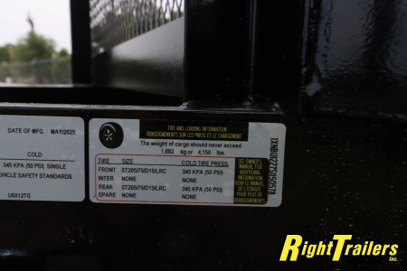 New 2025 6X12 Triple Crown Utility Trailer