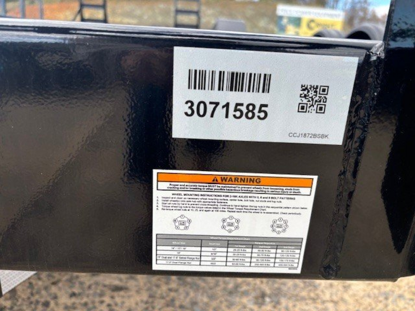 New 2025 PJ Trailers 18ft CC Equipment Trailer