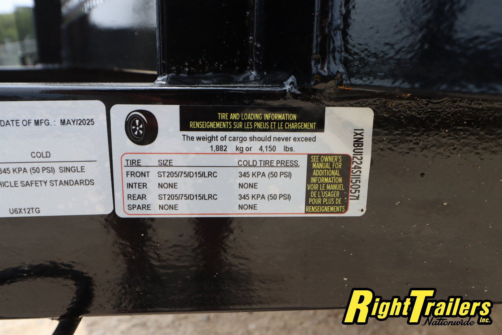 New 2025 6X12 Triple Crown Utility Trailer