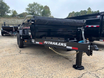 New 2025 PJ Trailers 14ft DV Dump Trailer