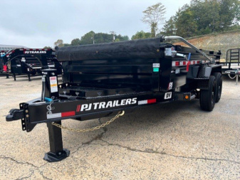 New 2025 PJ Trailers 14ft DV Dump Trailer