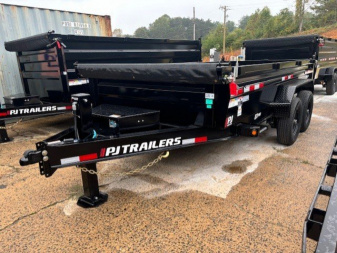 New 2025 PJ Trailers DL 14' Dump Trailer