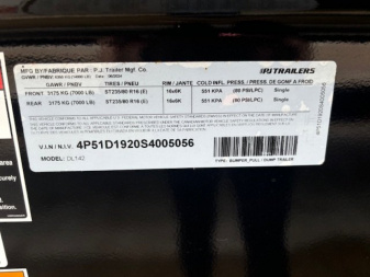 New 2025 PJ Trailers DL 14' Dump Trailer