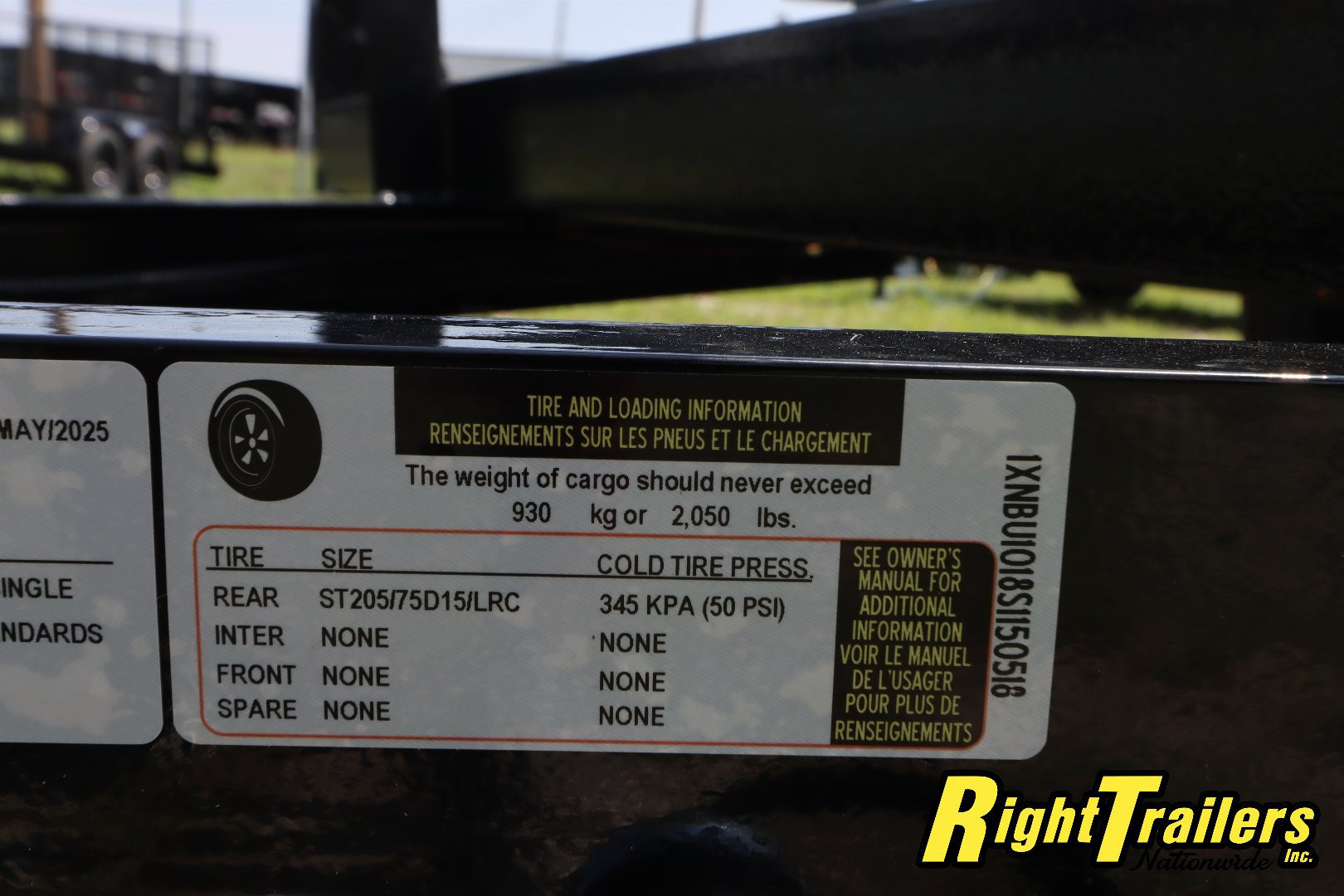 New 2025 5X10 Triple Crown Utility Trailer