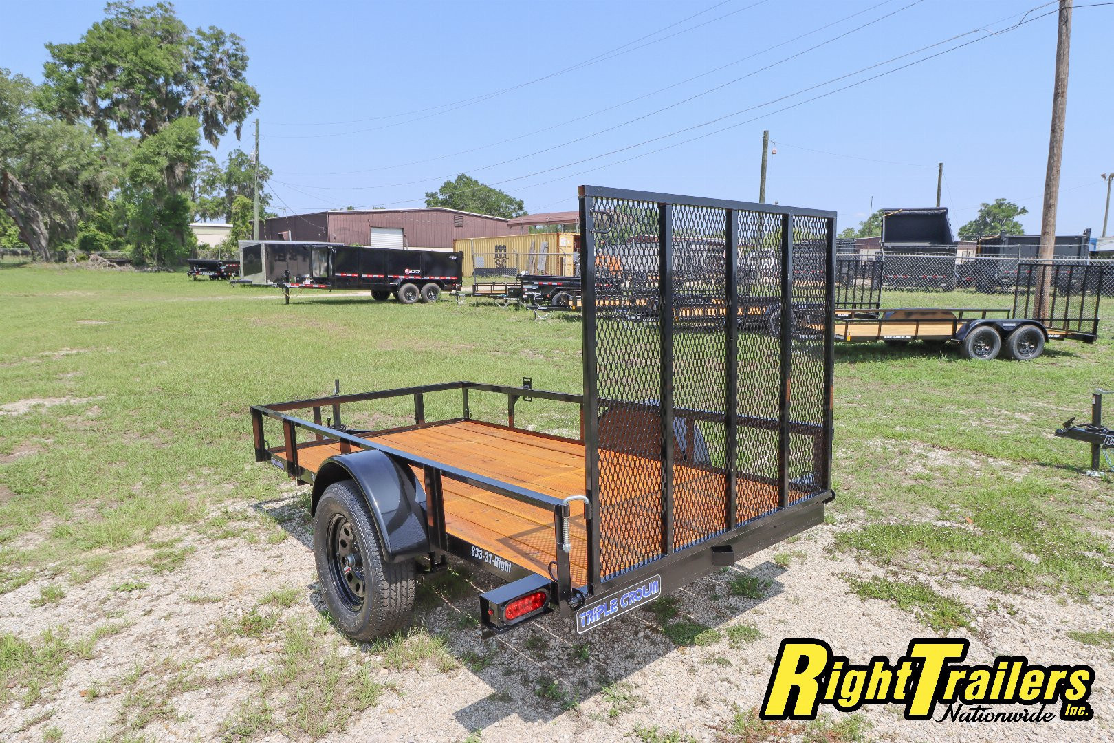 New 2025 5X10 Triple Crown Utility Trailer