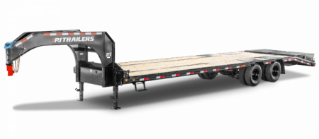New 2025 PJ Trailers LD 30 FT. Flatbed Trailer