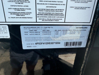 New 2025 PJ Trailers LD 30 FT. Flatbed Trailer