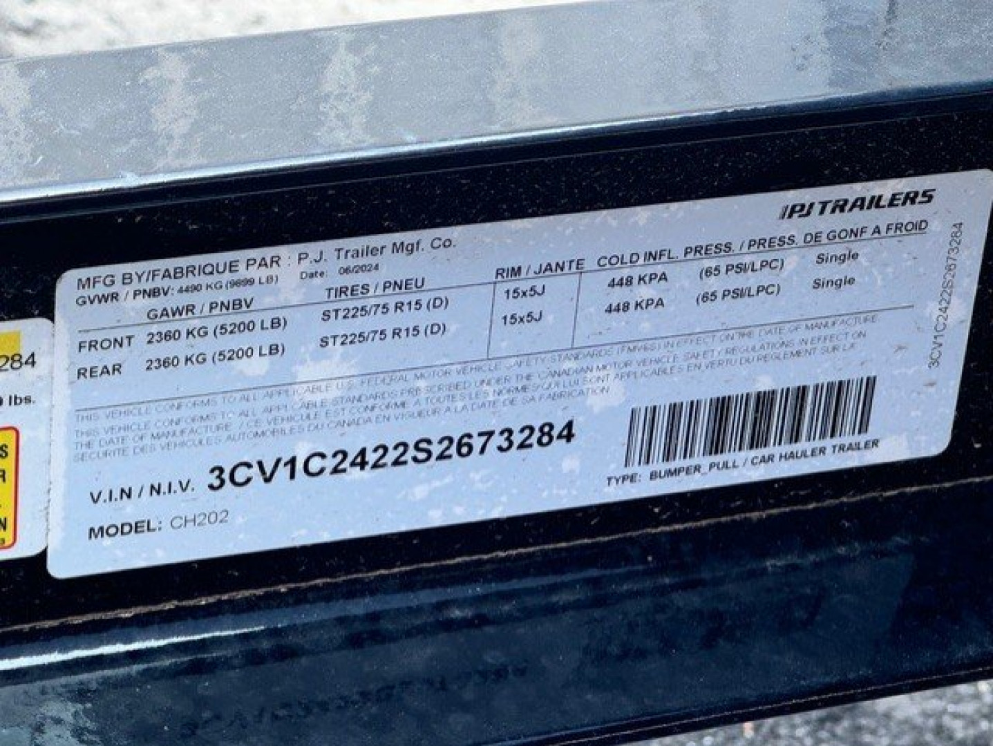 New 2025 PJ Trailers CH 20 FT. Utility Trailer