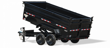 New 2025 PJ Trailers DM 14FT. Dump Trailer