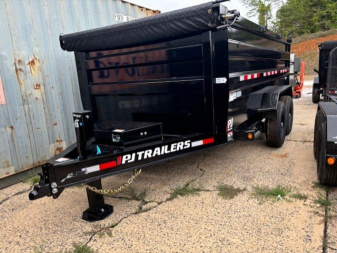 New 2025 PJ Trailers DM 14FT. Dump Trailer