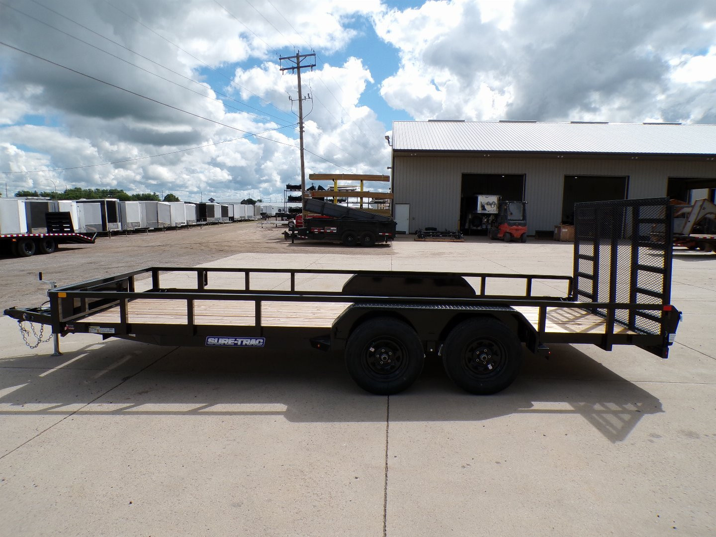 New 2025 Sure-Trac 82 x 18 - 7k Utility Trailer- 661