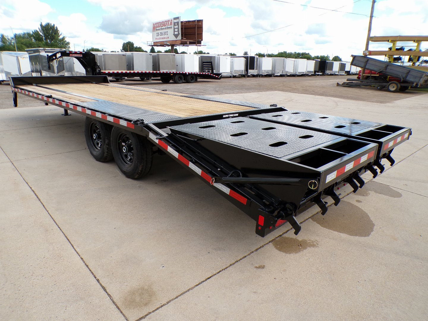 New 2025 Sure-Trac 8.5 x 20+5 HD-LP-BT-15k Deckover Trailer- 872