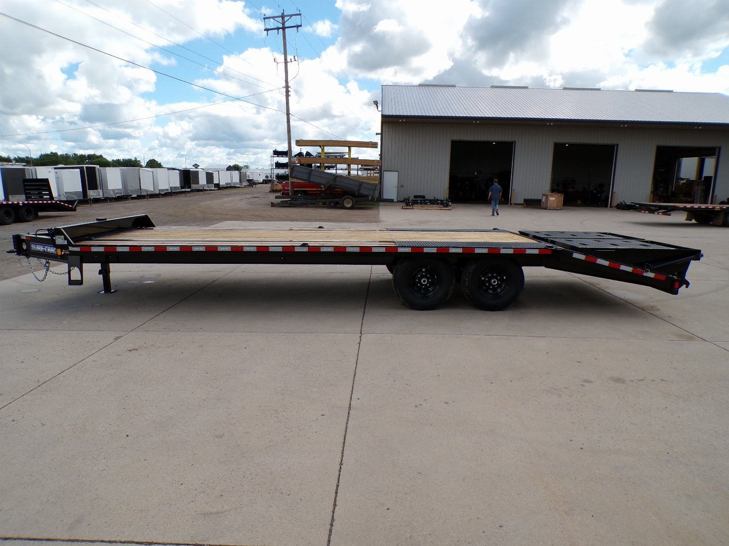 New 2025 Sure-Trac 8.5 x 20+5 HD-LP-BT-15k Deckover Trailer- 872