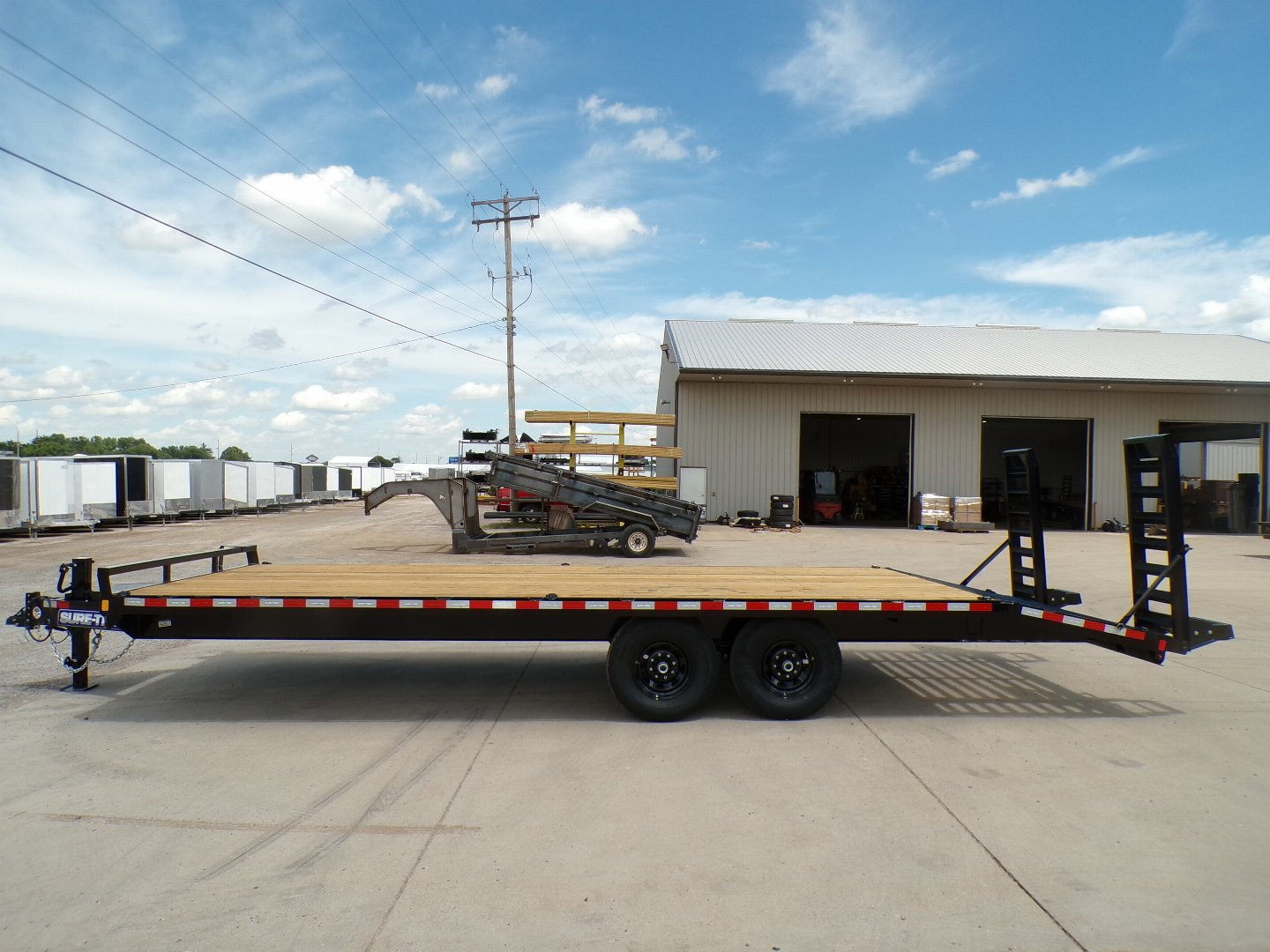 New 2025 Sure-Trac 8.5X24-Standard Duty BT-DO-15K Deckover Trailer - 249