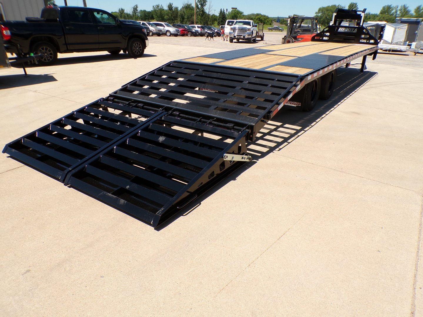 New 2025 Midsota FBGN32-25.9k Deckover Flatbed Trailer - 280