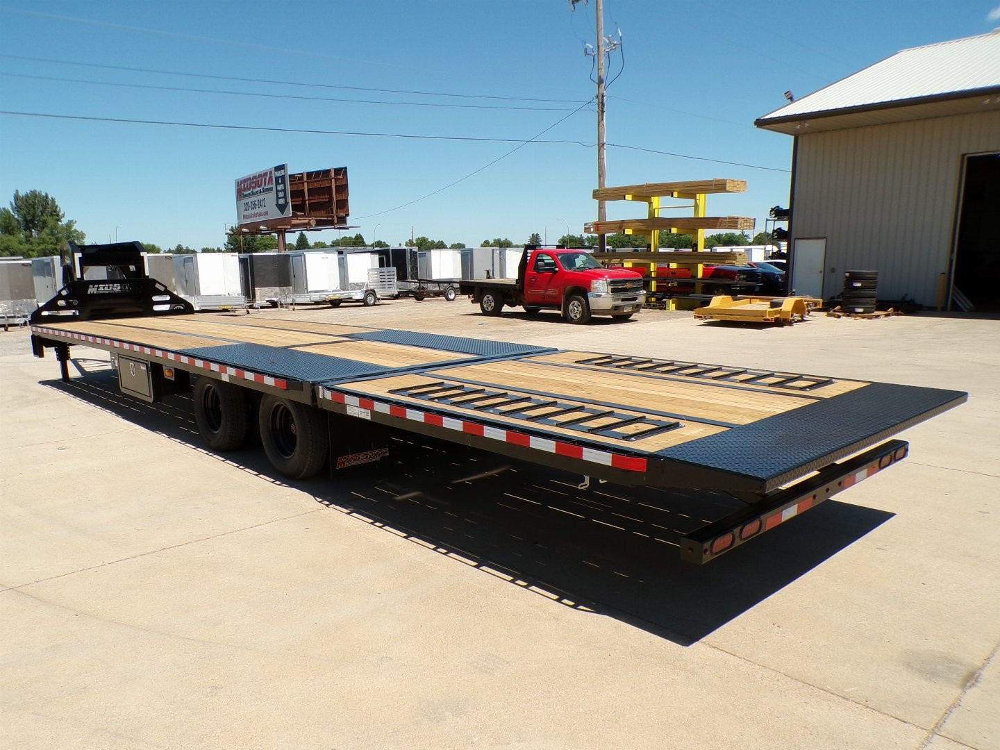 New 2025 Midsota FBGN-HB36-25.9K-Deckover Flatbed Trailer - 275