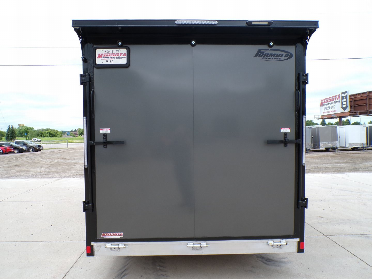 New 2025 Formula 7.5X16 UTV - Cargo / Enclosed Trailer - 196