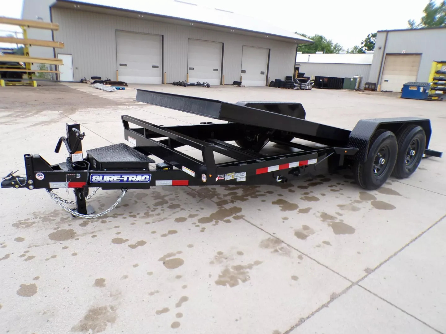New 2025 SURE-TRAC 7X16 14K Equipment Tilt Trailer - 226