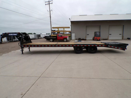 New 2025 SURE-TRAC 8.5X25+5 HD LP Beavertail Deckover Flatbed Trailer - 846