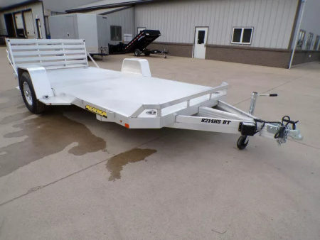 New 2026 Aluma 8214HS-S-EL-BT-RTD Utility Trailer - 227