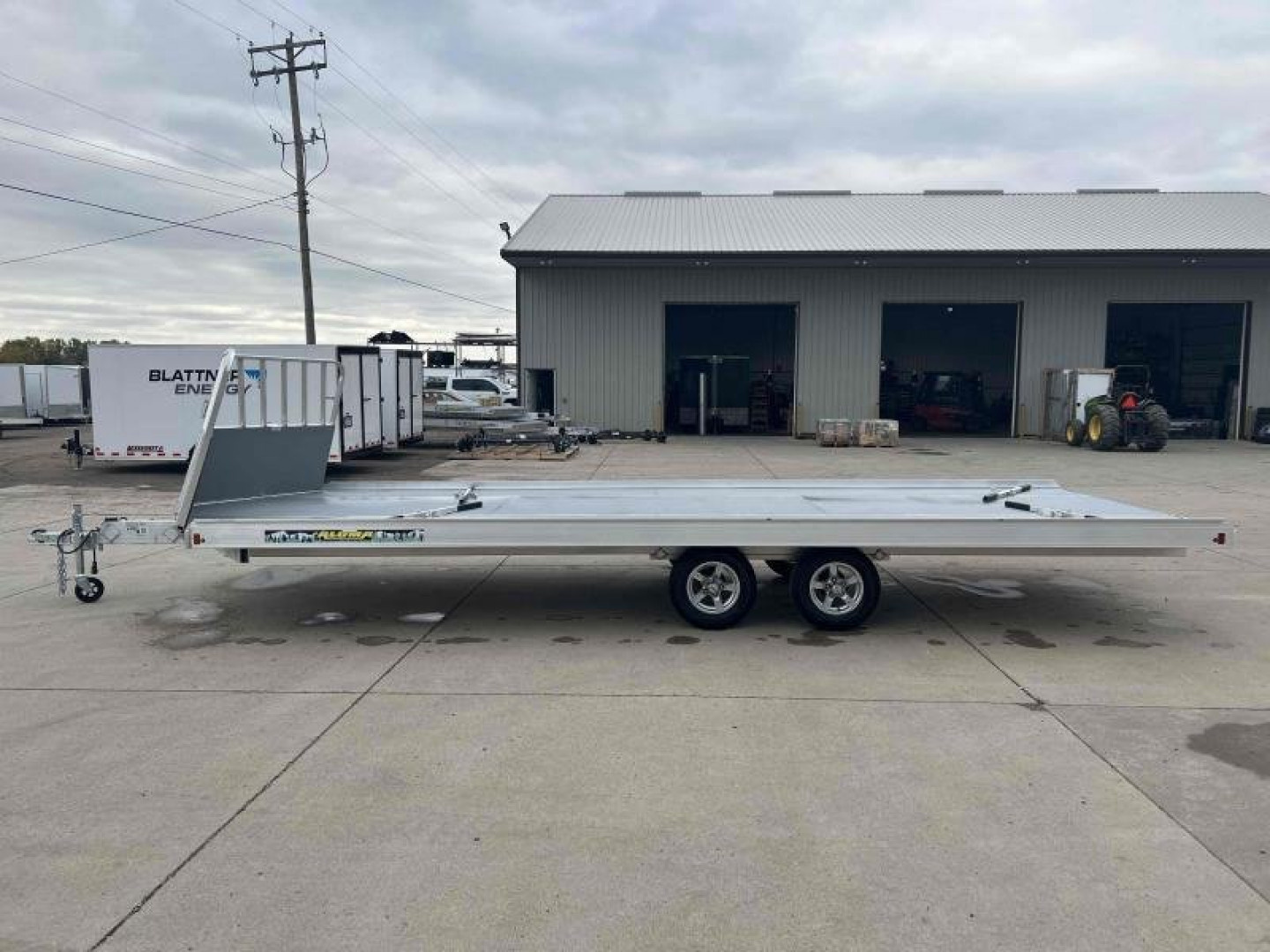 New 2024 Aluma 8622-TA-EL-R-13A -Snowmobile Trailer - 663